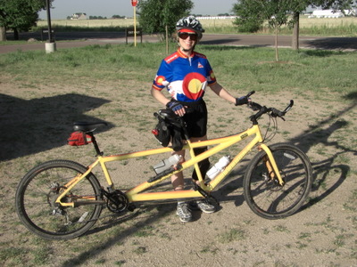 Tandem Bike Trial, Rush, Colorado.